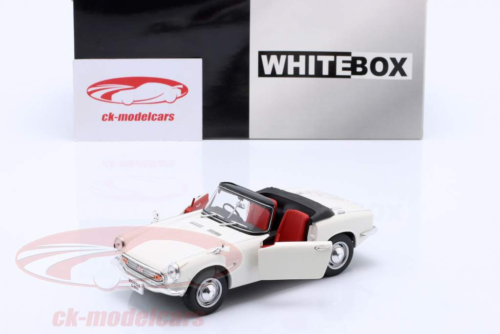 Honda S800 RHD year 1966 white 1:24 WhiteBox