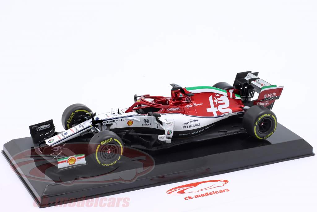 Kimi Räikkönen Alfa Romeo Racing C38 #7 formel 1 2019 1:24 Premium Collectibles