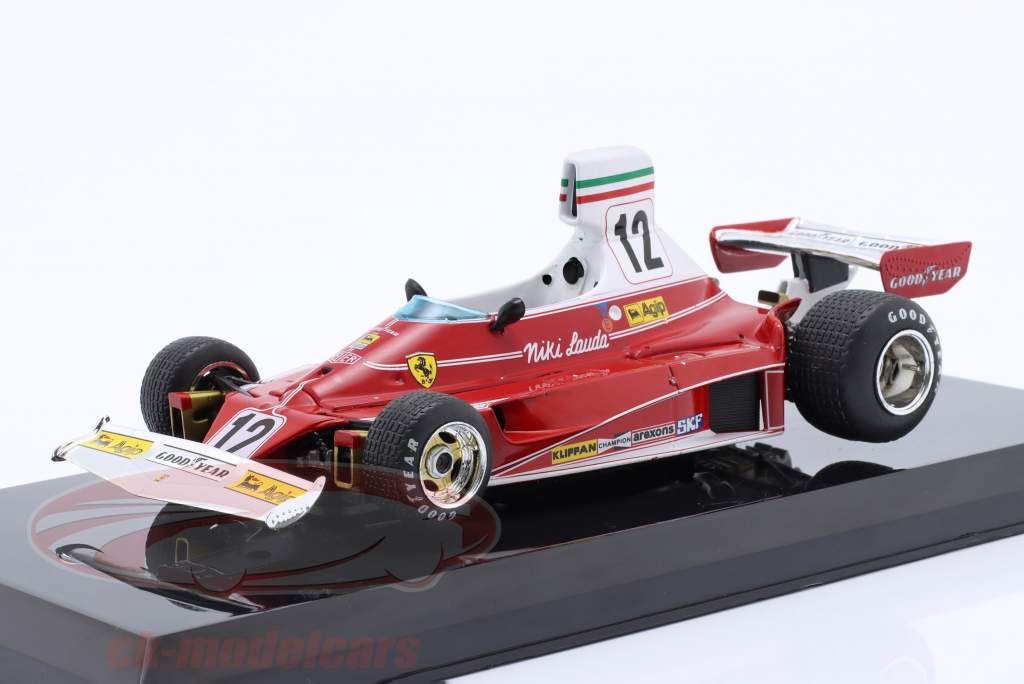 Niki Lauda Ferrari 312T #12 Fórmula 1 Campeão mundial 1975 1:24 Premium Collectibles