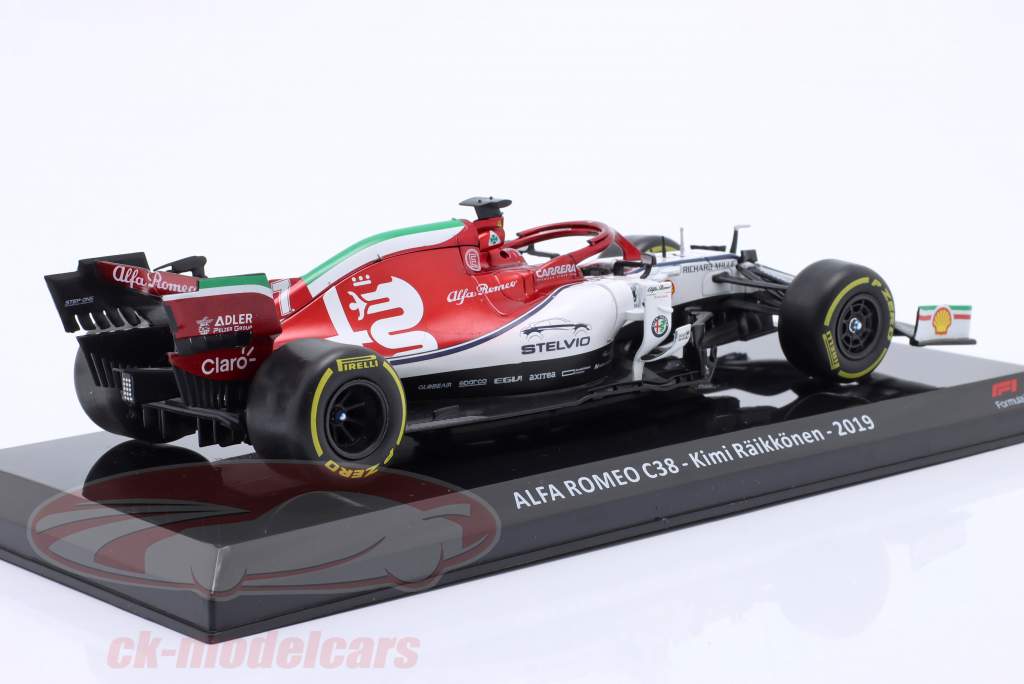 Kimi Räikkönen Alfa Romeo Racing C38 #7 公式 1 2019 1:24 Premium Collectibles