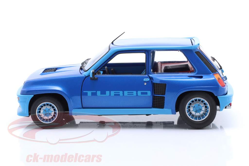Renault 5 Turbo Année de construction 1981 bleu 1:18 Solido