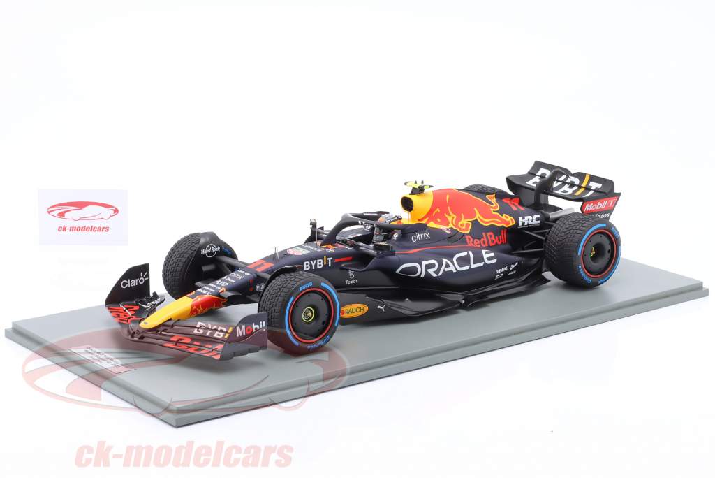 Sergio Perez Red Bull Racing RB18 #11 gagnant Monaco GP formule 1 2022 1:12 Spark