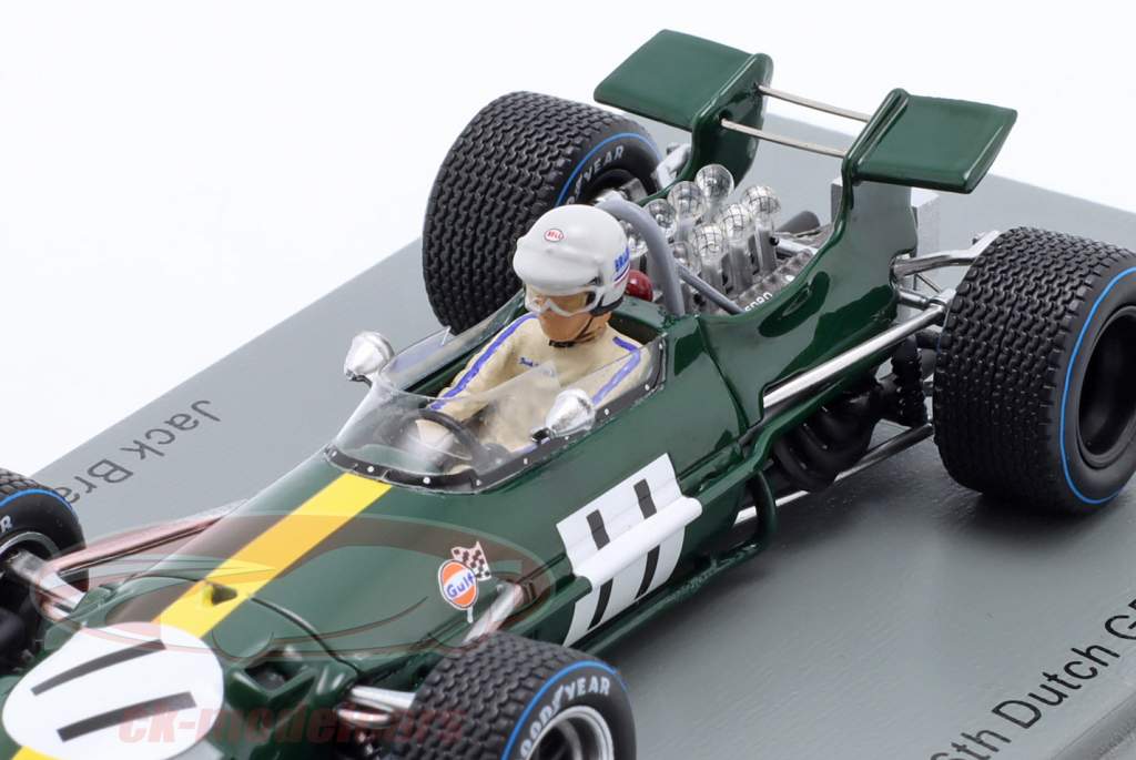 Jack Brabham Brabham BT26A #11 6th Dutch GP formula 1 1969 1:43 Spark
