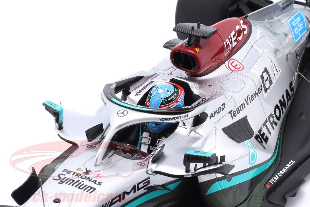 G. Russell Mercedes-AMG F1 W13 #63 Winner Brazil GP Formula 1 2022 1:18 Spark
