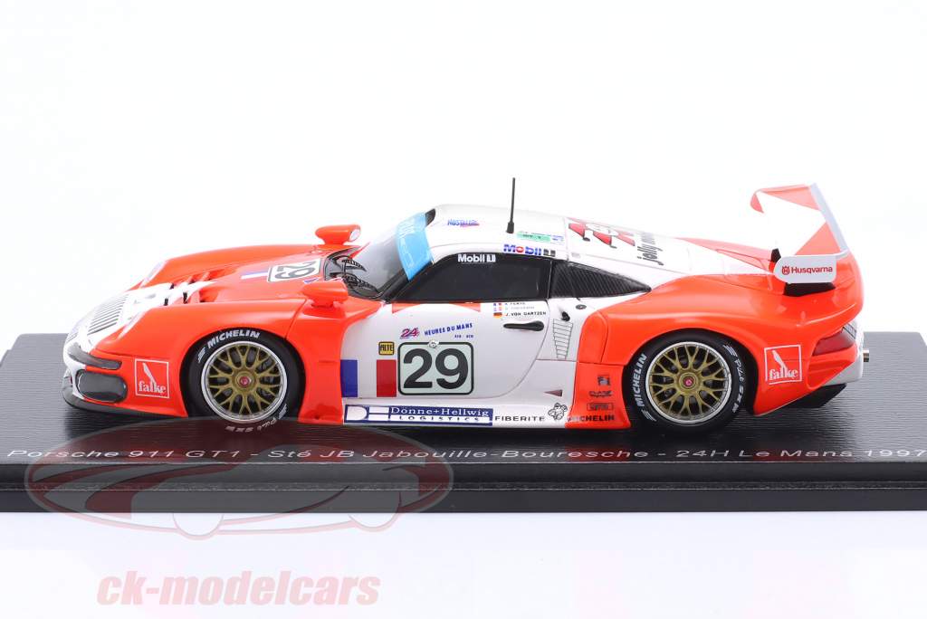 Porsche 911 GT1 #29 24h LeMans 1997 Gartzen, Thévenin, Ferté 1:43 Spark
