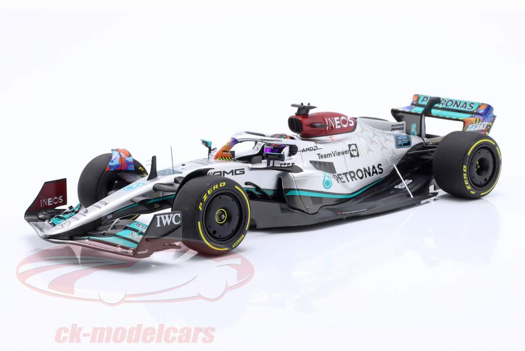 G. Russell Mercedes-AMG F1 W13 #63 5ème Miami GP formule 1 2022 1:18 Minichamps