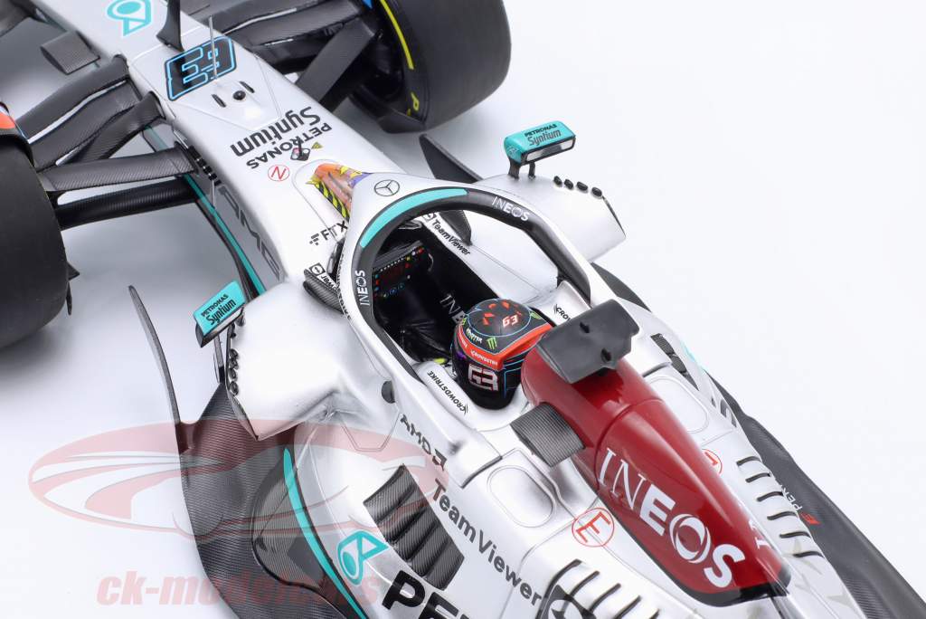 G. Russell Mercedes-AMG F1 W13 #63 5ème Miami GP formule 1 2022 1:18 Minichamps