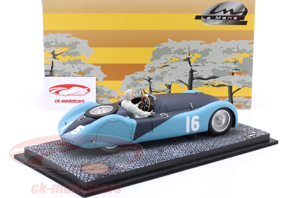 Jean-Pierre Wimille Bugatti T57S 45 #16 GP ACF 1937 1:18 LeMansMiniatures