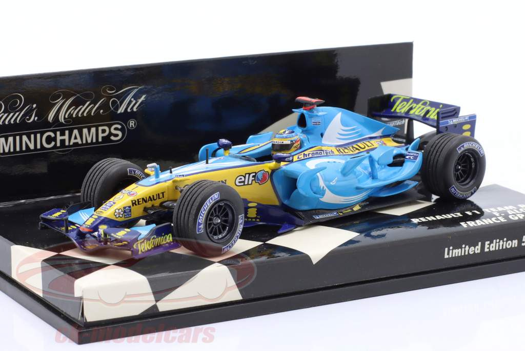 F. Alonso Renault R26 #1 France GP formule 1 Champion du monde 2006 Signature Edition 1:43 Minichamps