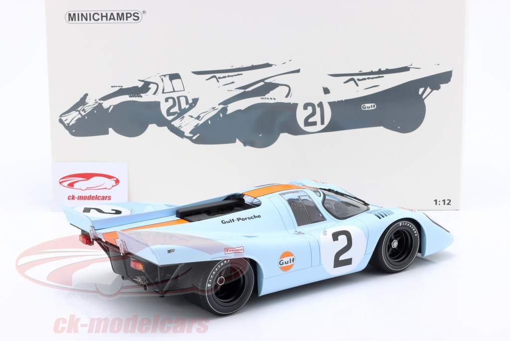 Porsche 917K #2 победитель 24h Daytona 1970 Rodriguez, Kinnunen, Redman 1:12 Minichamps