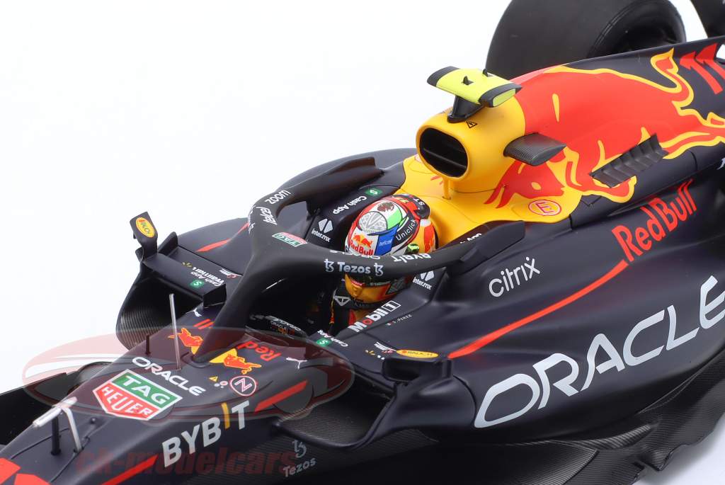 Sergio Perez Red Bull RB18 #11 4 USA GP formel 1 2022 1:18 Minichamps