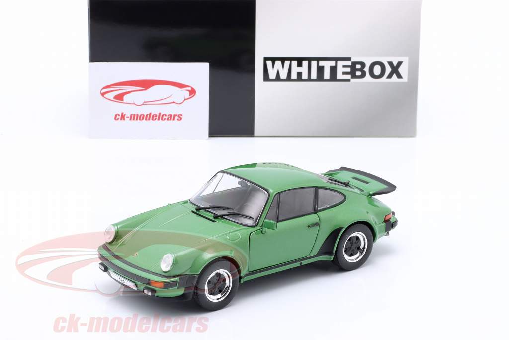 Porsche 911 (930) Turbo Год постройки 1974 зеленый металлический 1:24 WhiteBox