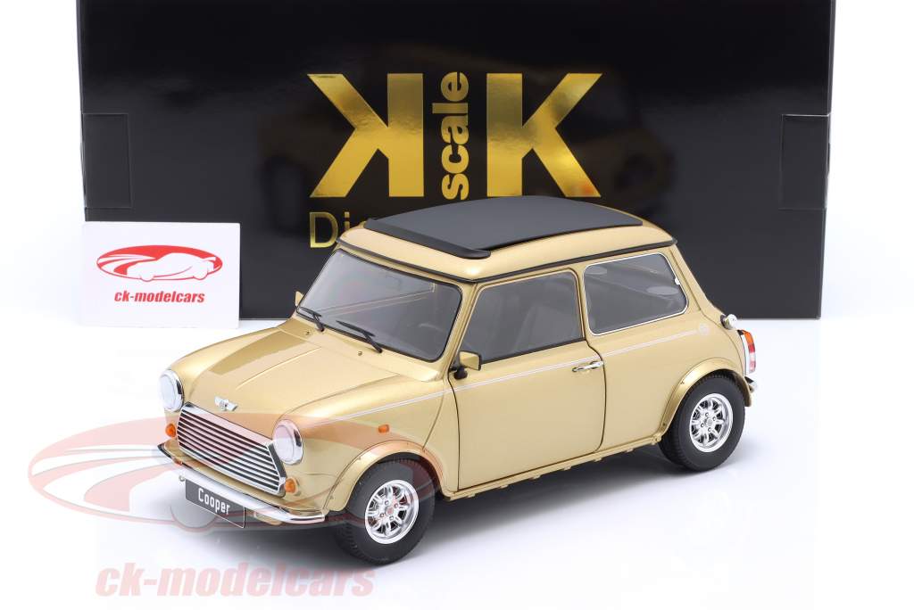 Mini Cooper LHD mit Sonnendach gold metallic 1:12 KK-Scale