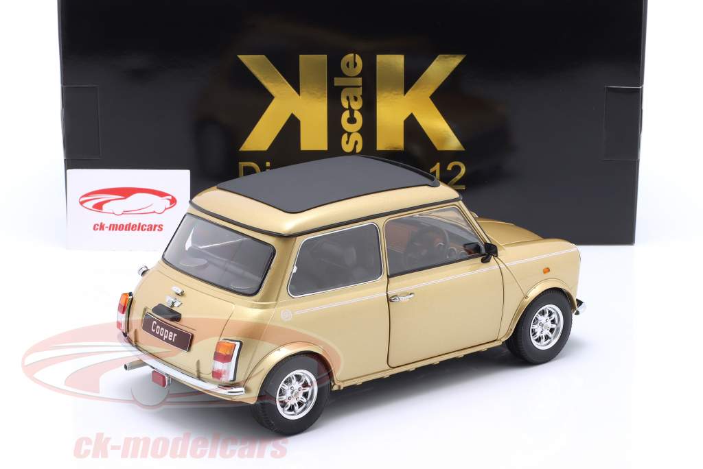 Mini Cooper RHD mit Sonnendach gold metallic 1:12 KK-Scale
