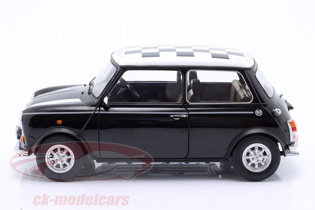 Mini Cooper RHD checkered black / white 1:12 KK-Scale