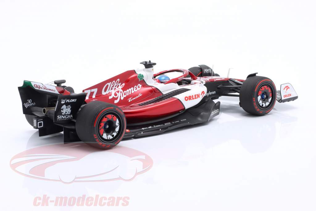 Valtteri Bottas Alfa Romeo C42 #77 6° Bahrein GP formula 1 2022 1:18 Minichamps
