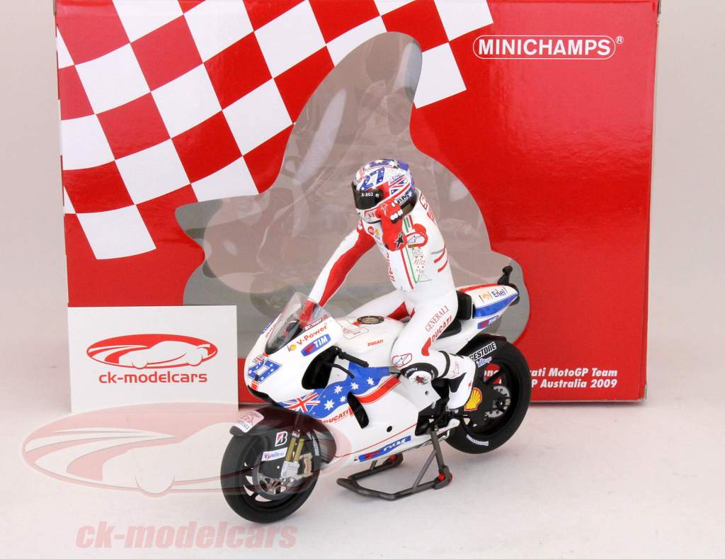 ミニチャンプス　1/12　ドゥカティ 　ストーナー 　フィギュア付 ミニチャンプス 1/12 ドゥカティ ストーナー フィギュア付