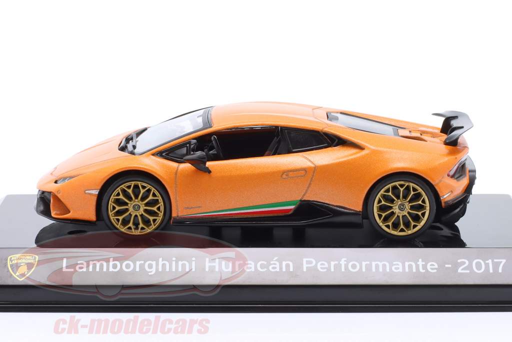 Lamborghini Huracan Performante 建设年份 2017 橙子 1:43 Altaya