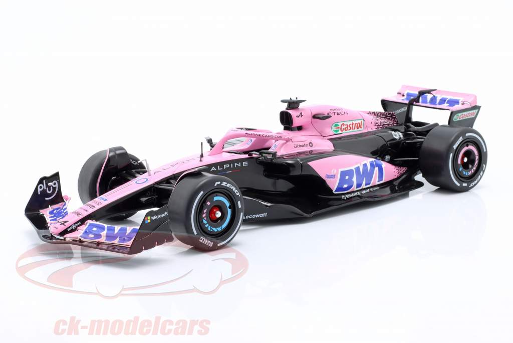 Ocon, Gasly Alpine A523 Launch Livery #31 #10 Formel 1 2023 pink 1:18 Solido