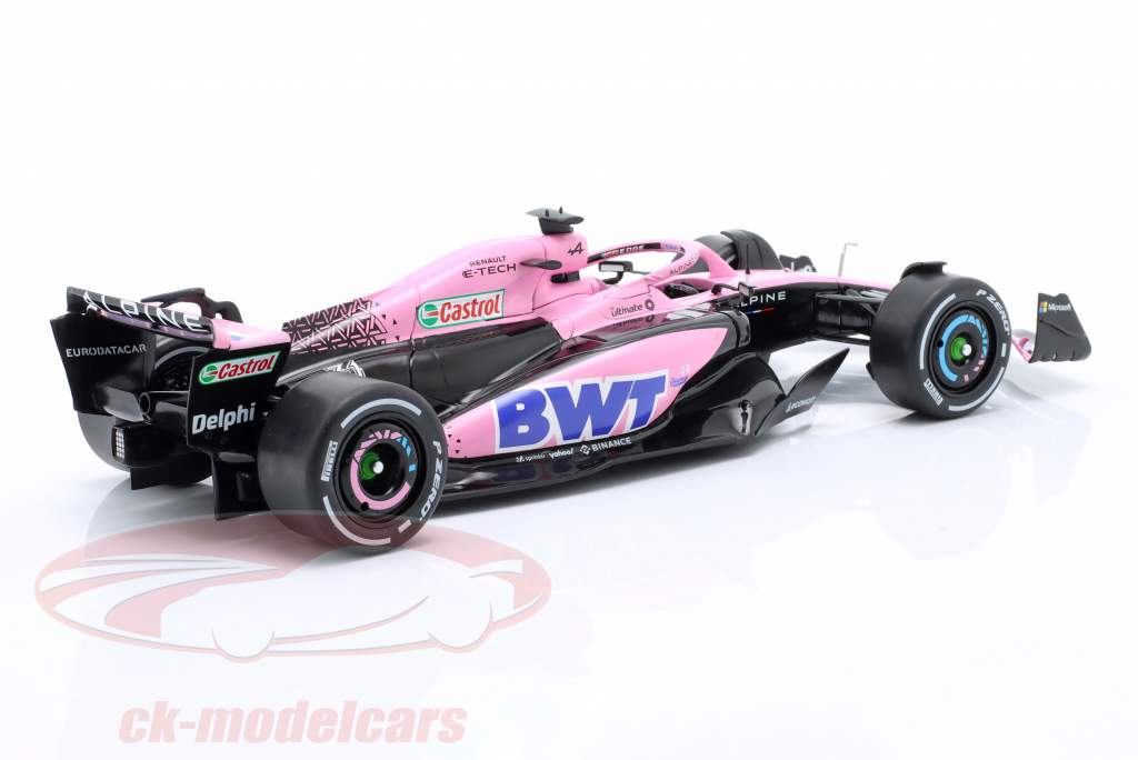 Ocon, Gasly Alpine A523 Launch Livery #31 #10 式 1 2023 ピンク 1:18 Solido