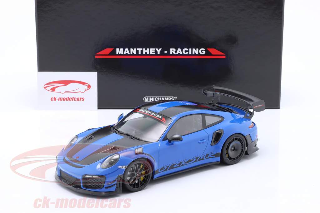 Porsche 911 (991.2) GT2 RS MR Manthey Racing azul / negro 1:18 Minichamps