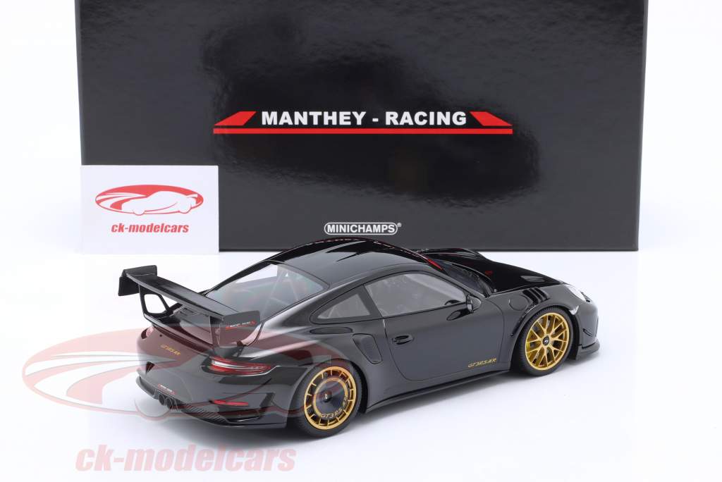 Porsche 911 (991.2) GT3 RS MR Manthey Racing schwarz 1:18 Minichamps