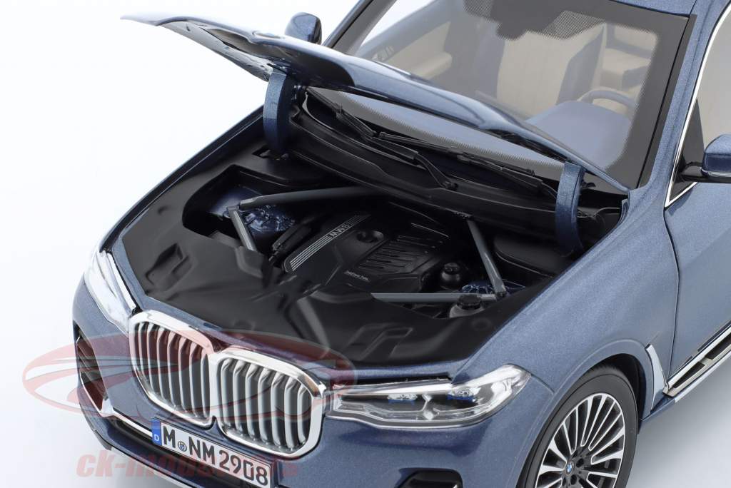 BMW X7 (G07) Bouwjaar 2020 phytonic blauw 1:18 Kyosho
