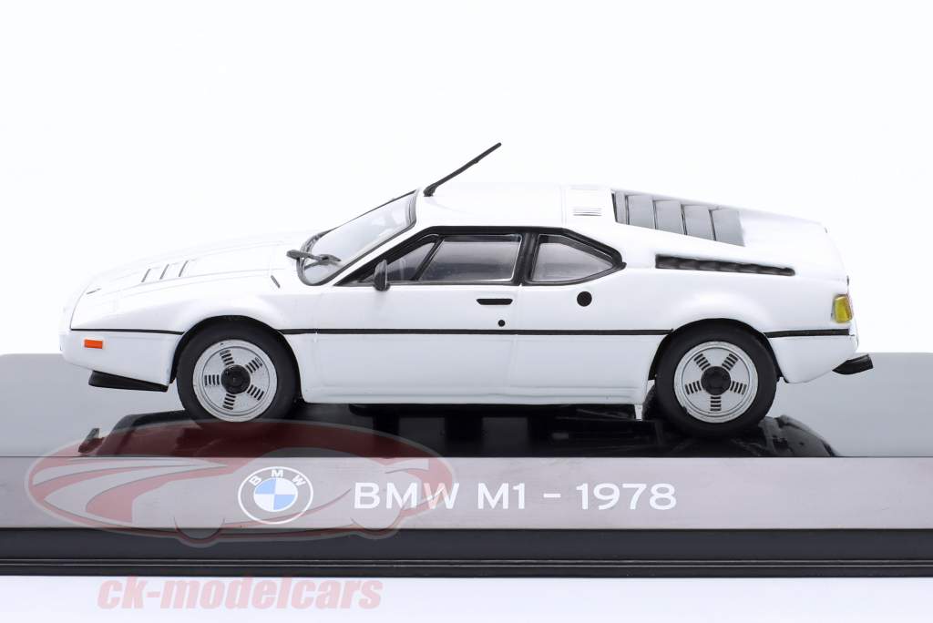 BMW M1 Année de construction 1978 blanc 1:43 Altaya