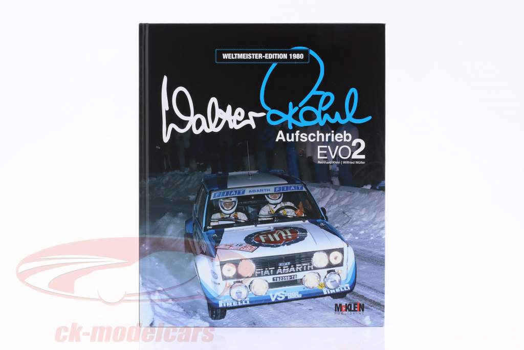 Buch: Walter Röhrl - Aufschrieb Evo2 / Weltmeister-Edition 1980