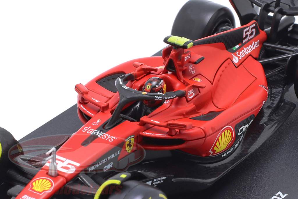 Carlos Sainz Jr. Ferrari SF-23 #55 formule 1 2023 1:43 Bburago