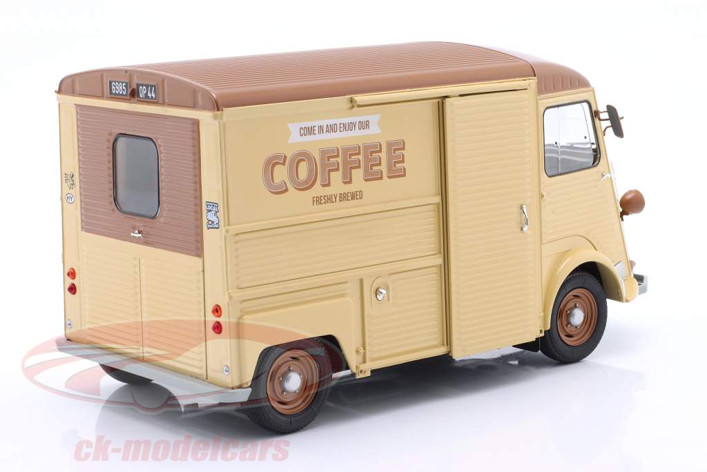 Citroen Type HY Cafe Ambulant 1969 marrón 1:18 Solido