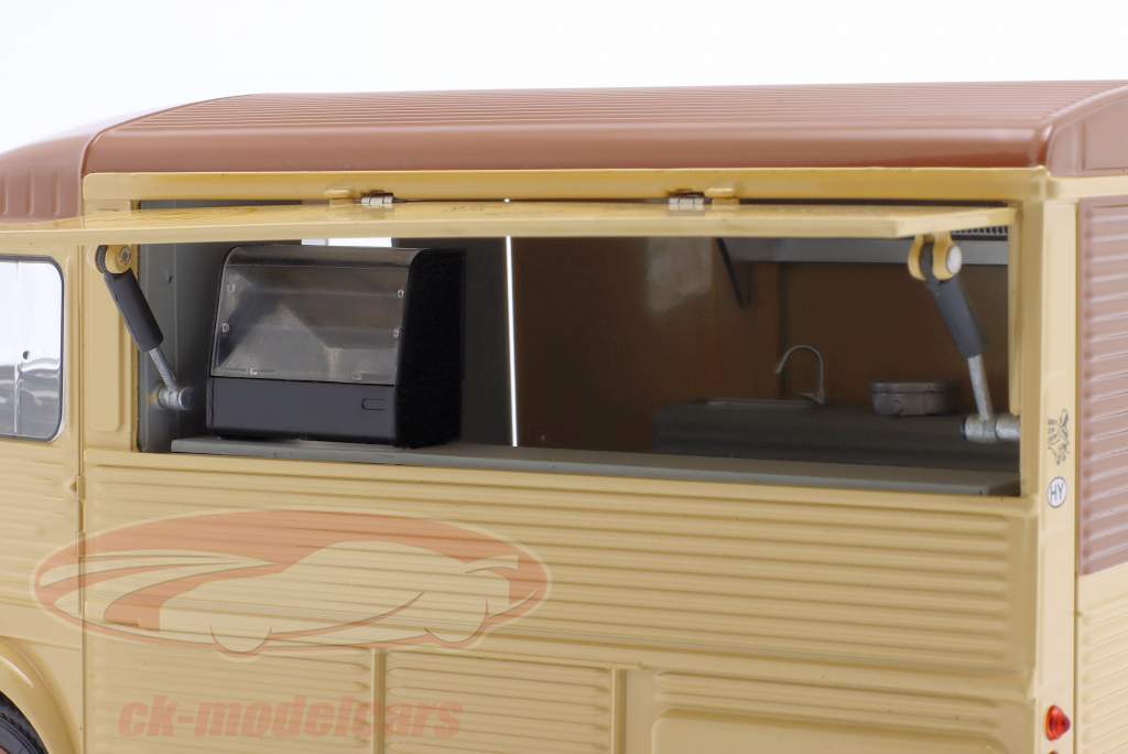 Citroen Type HY Cafe Ambulant 1969 brown 1:18 Solido