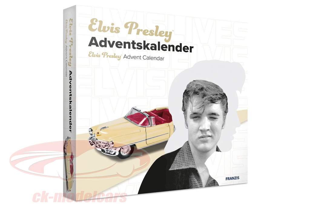 Elvis Presley Advent kalender: Cadillac Eldorado 1953 geel 1:37 Franzis