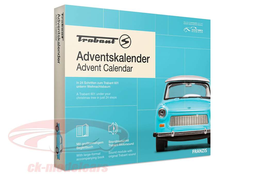 Trabant Advent Calendar: Trabant 601 blue 1:43 Franzis