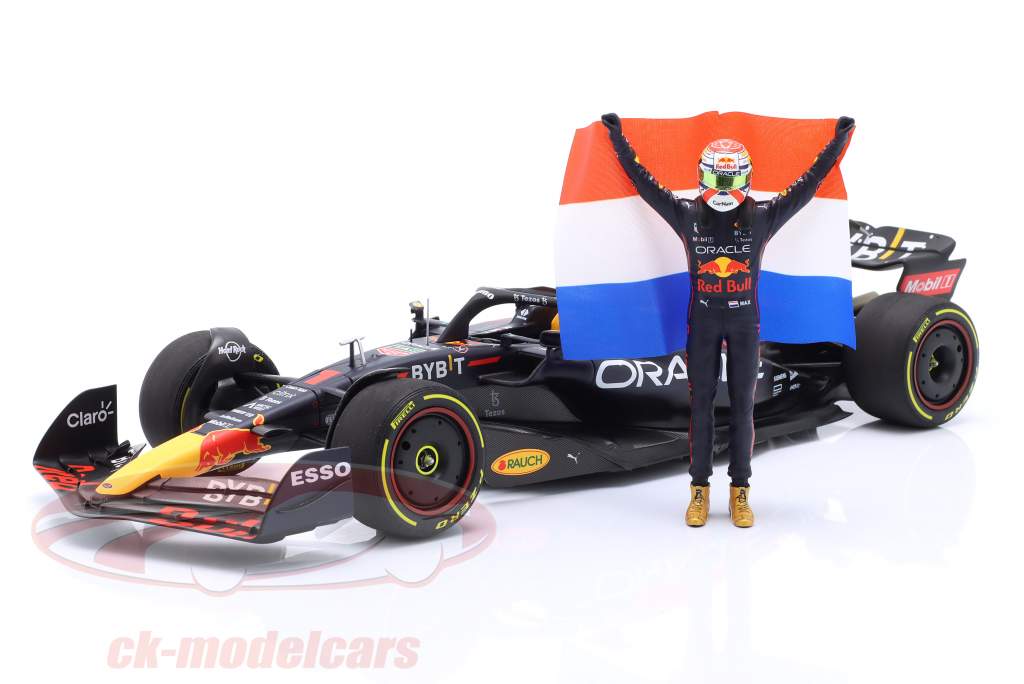 M. Verstappen Red Bull RB18 #1 ganador Holandés GP fórmula 1 Campeón mundial 2022 1:18 Minichamps