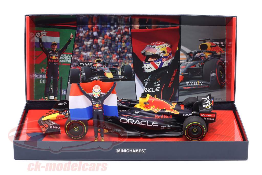 M. Verstappen Red Bull RB18 #1 Sieger Niederlande GP Formel 1 Weltmeister 2022 1:18 Minichamps