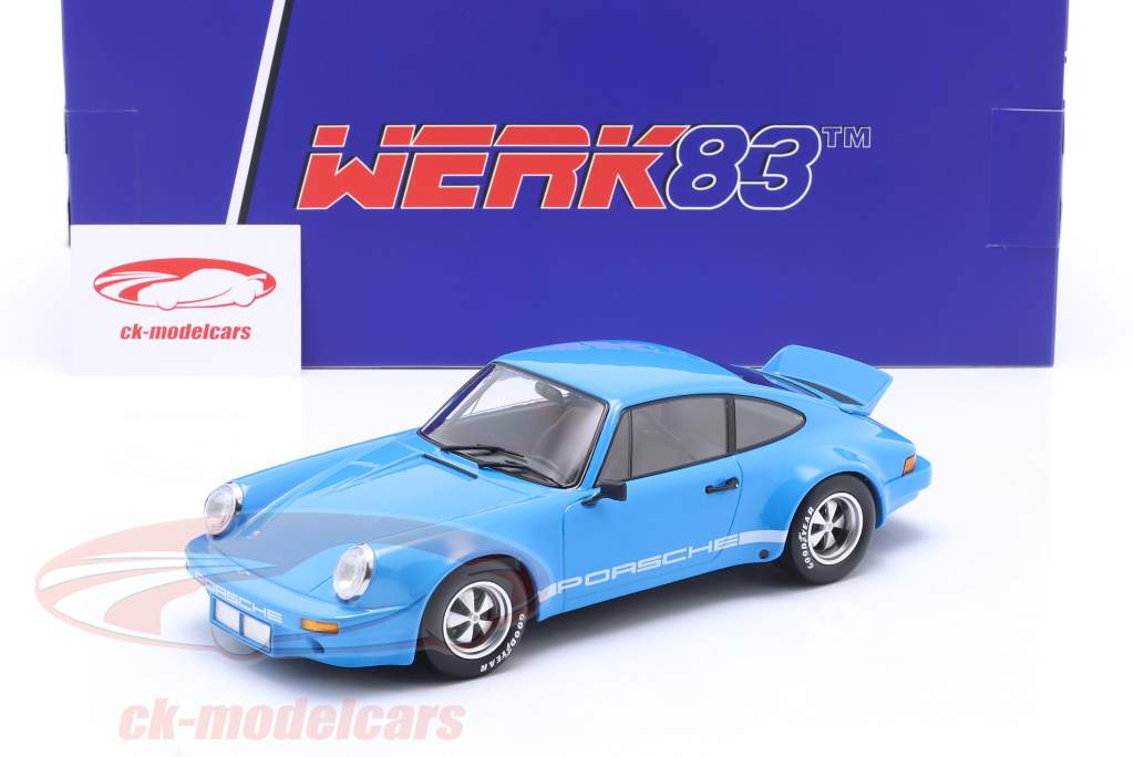 Porsche 911 Carrera 3.0 RSR steet version bleu 1:18 WERK83
