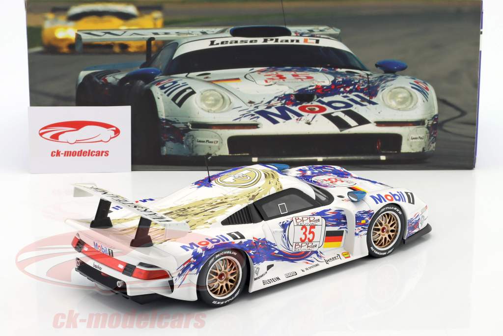 Porsche 911 GT1 #35 ganhador 4h Spa 1996 Boutsen, Stuck 1:18 WERK83