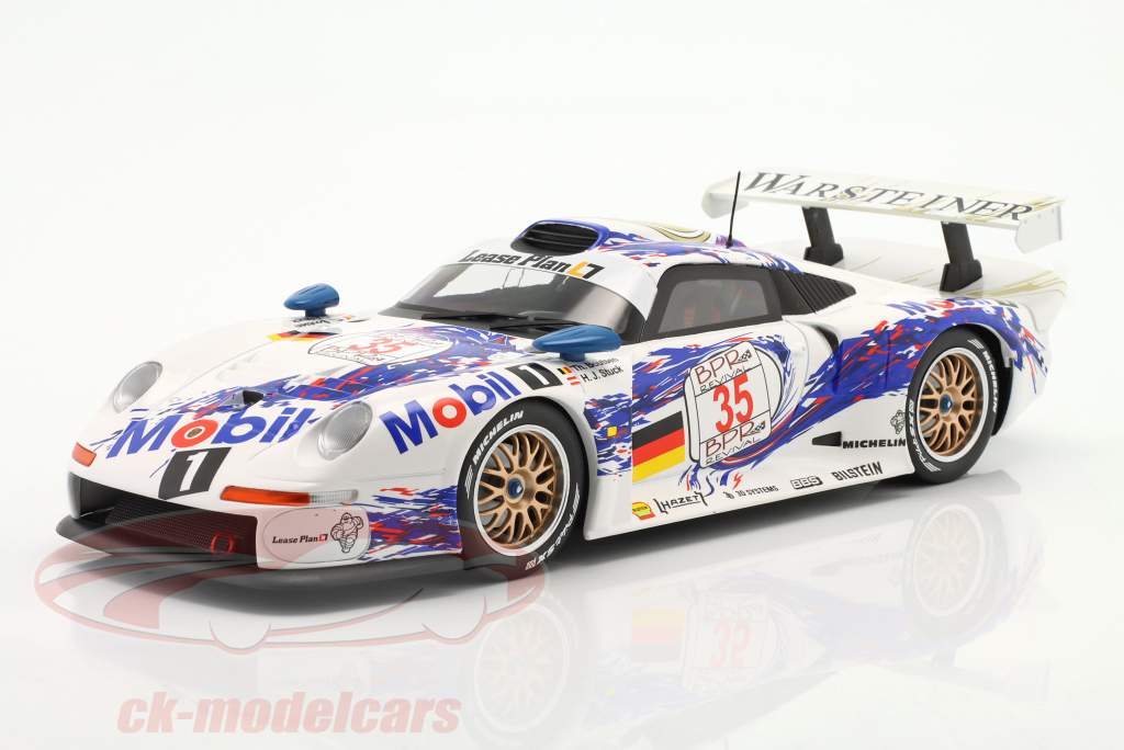 Porsche 911 GT1 #35 优胜者 4h Spa 1996 Boutsen, Stuck 1:18 WERK83