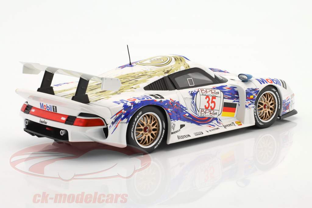 Porsche 911 GT1 #35 ganhador 4h Spa 1996 Boutsen, Stuck 1:18 WERK83