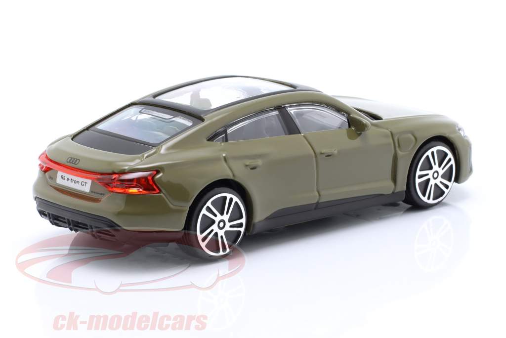 Audi RS e-tron GT Ano de construção 2022 verde oliva 1:43 Bburago