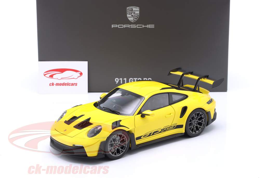 Porsche 911 (992) GT3 RS 建設年 2022 レーシングイエロー 1:18 Norev
