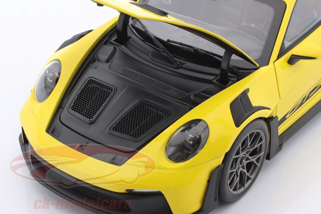 Porsche 911 (992) GT3 RS Año de construcción 2022 amarillo de carreras 1:18 Norev