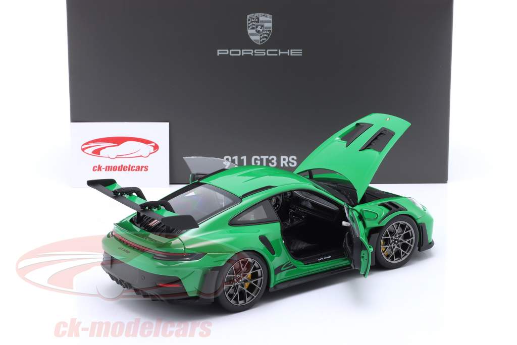 Porsche 911 (992) GT3 RS year 2022 python green 1:18 Norev