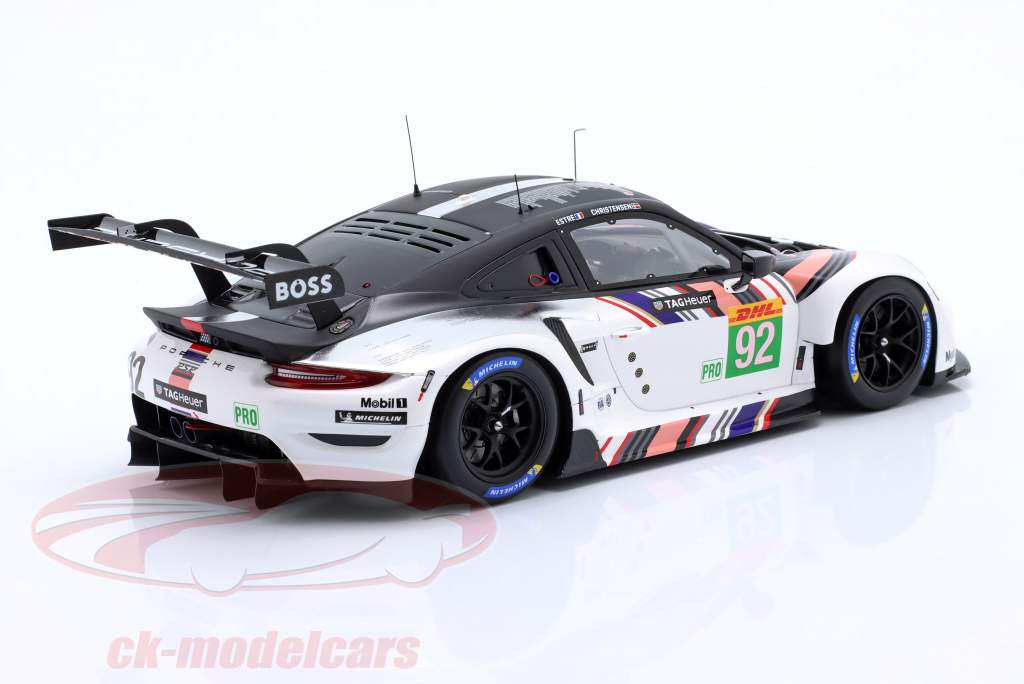 Porsche 911 RSR-19 Goodbye #92 Last Race WEC 2022 Estre, Christensen 1:18  Spark