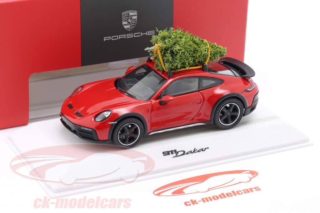 Porsche 911 Dakar クリスマス 版 2023 カーマイン 1:43 Spark