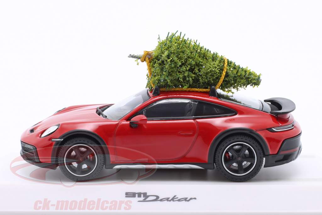 Porsche 911 Dakar jul udgave 2023 karmin 1:43 Spark