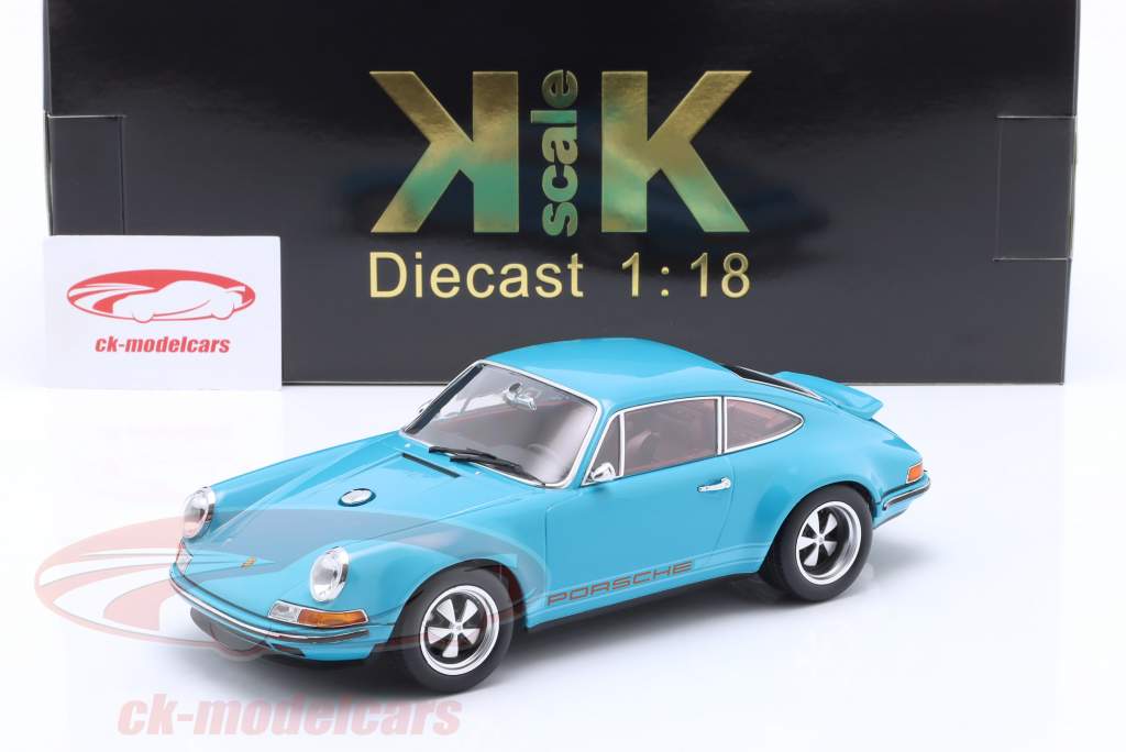 Singer Coupe Porsche 911 修正 ターコイズブルー 1:18 KK-Scale