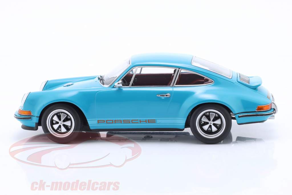 Singer Coupe Porsche 911 Модификация бирюзово-синий 1:18 KK-Scale