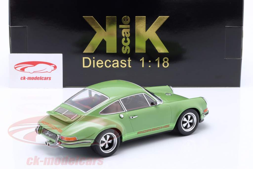 Singer Coupe Porsche 911 Модификация зеленый 1:18 KK-Scale